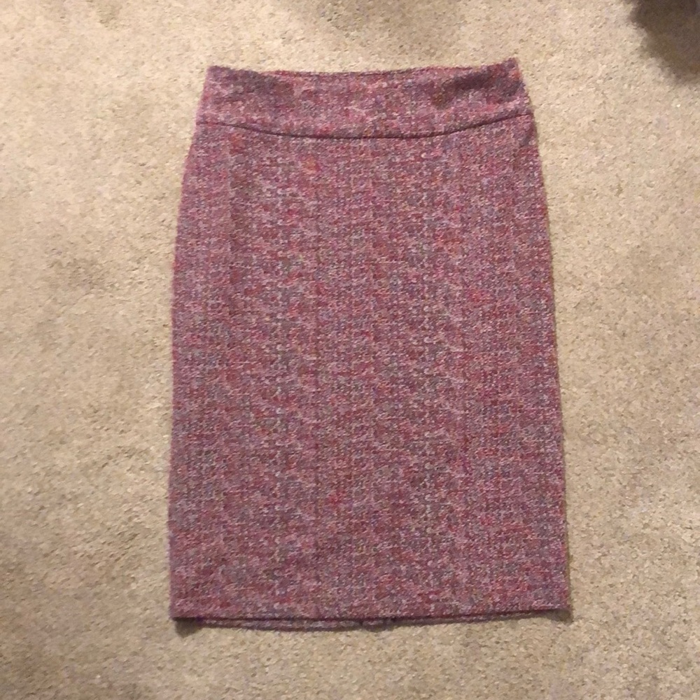 Soho medium pencil skirt red black white